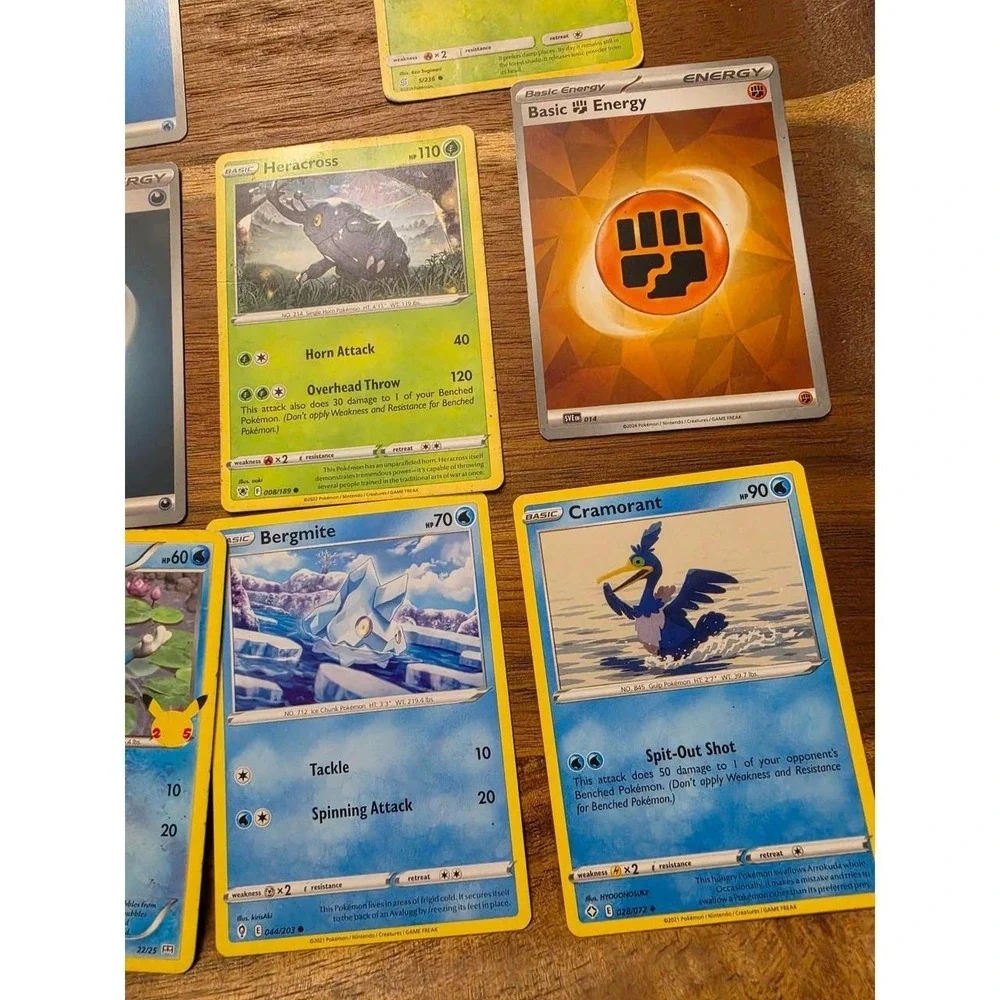 Pokémon Lot A Energy Trainer Froakie Manaphy Shinx Elecrabuzz Heracross 15 cards